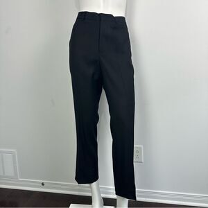 Christian Dior Black Wool Dress Pants